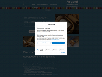 argenthandspinning.co.uk snapshot