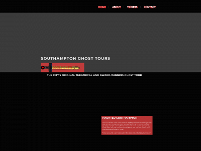 southamptonghosttours.co.uk snapshot