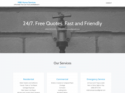 mbkhomeservices.com snapshot