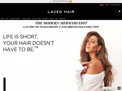 www.lacedhair.com snapshot