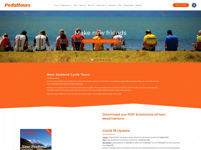 pedaltours.com snapshot