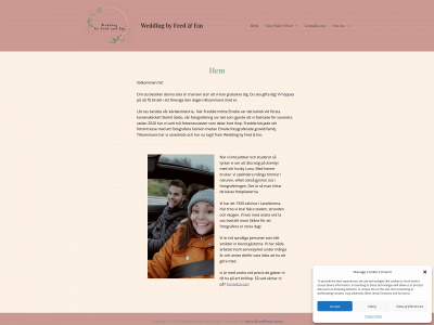 weddingbyfredandem.se snapshot
