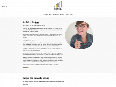 thegrowgirlco.com snapshot