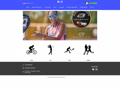 padelbrillen.be snapshot