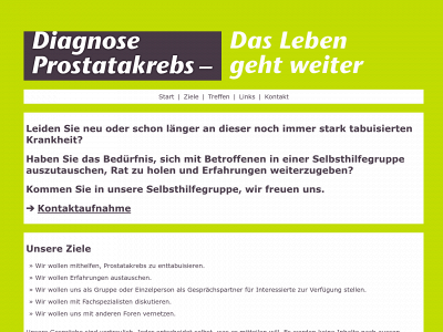 prostatakrebs-sg.ch snapshot