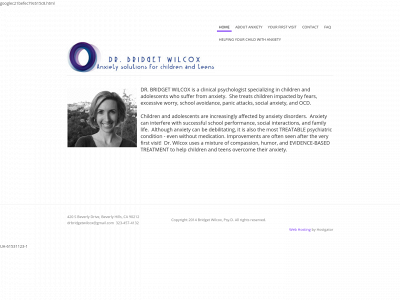 drbridgetwilcox.com snapshot