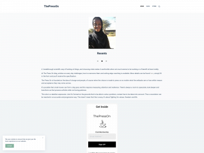 thepresson.club snapshot