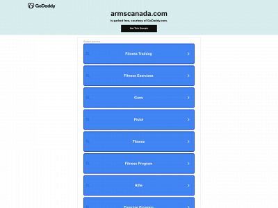 armscanada.com snapshot
