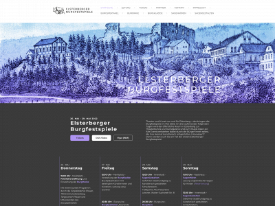 elsterberger-burgfestspiele.de snapshot