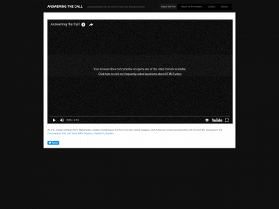 answeringthecallmovie.com snapshot