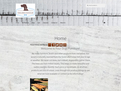 fourdogsfurniture.com snapshot