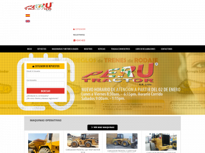 perutractor.com snapshot