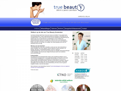 truebeautyamsterdam.com snapshot