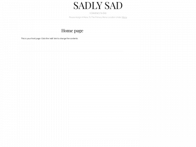 sadlysad.com snapshot