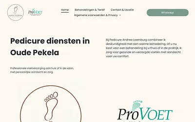 pedicure-andrea.nl snapshot