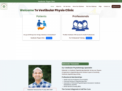 vestibularphysioclinic.uk snapshot