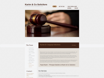 karimsolicitors.com snapshot