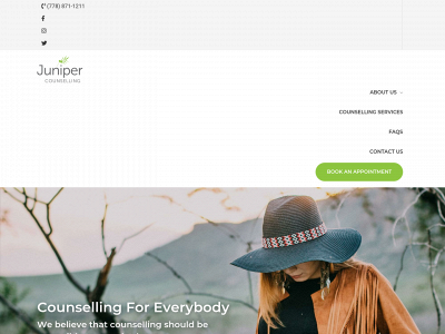 junipercounselling.com snapshot