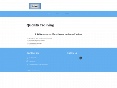 e-qual.be snapshot