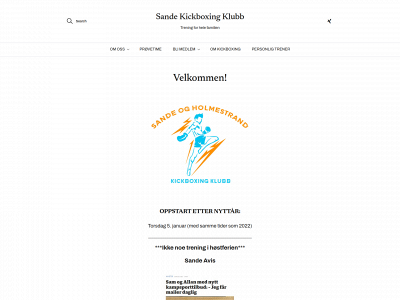 sandeogholmestrandkickboxing.no snapshot