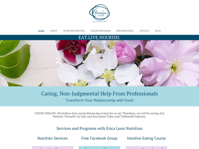 eatlivenourish.com snapshot