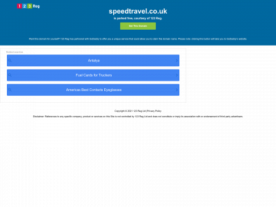 speedtravel.co.uk snapshot