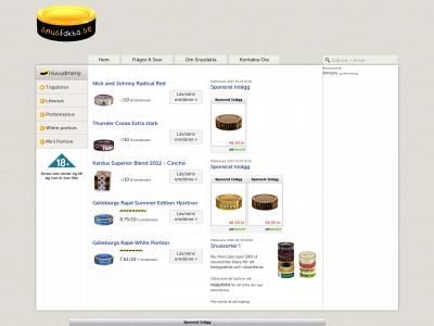 snusfakta.se snapshot