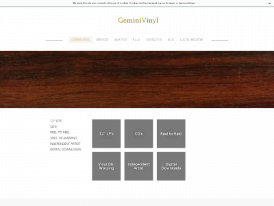 www.geminivinyl.com snapshot