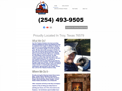 centexfireplacesolutions.com snapshot
