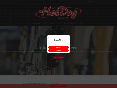 thehotdogshoppe-corona.com snapshot