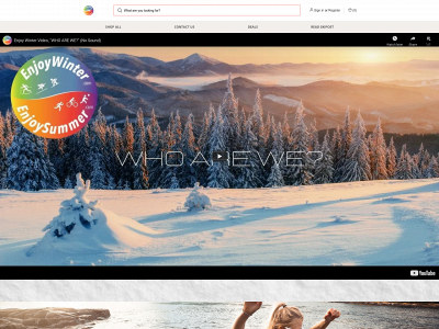 www.enjoywinter.com snapshot