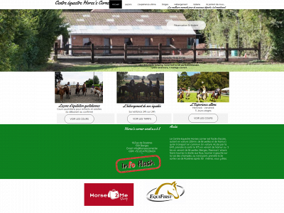 horsescorner.be snapshot