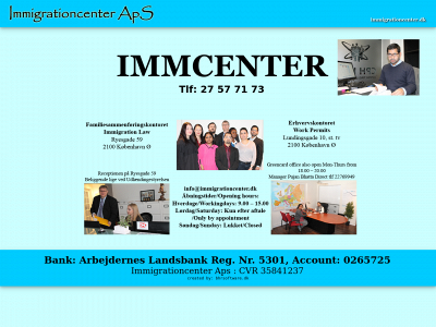 immigrationcenter.dk snapshot