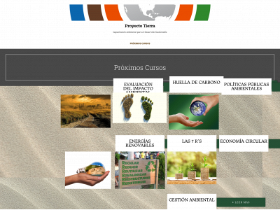 proyectotierracursos.com snapshot