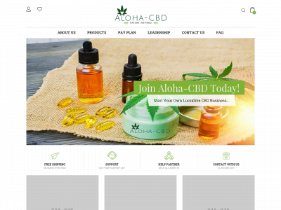 aloha-cbd.com snapshot