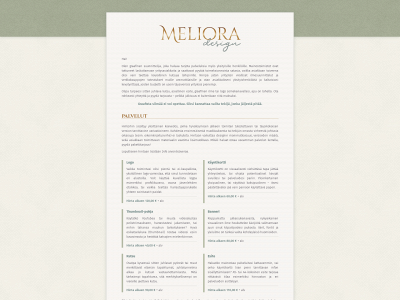 melioradesign.fi snapshot