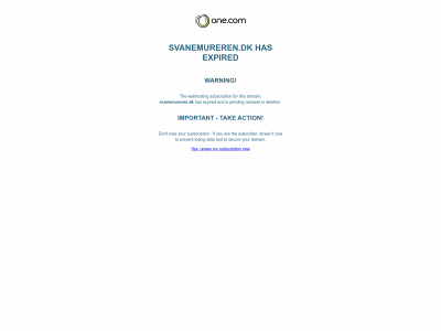 svanemureren.dk snapshot
