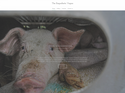 theempatheticvegan.com snapshot