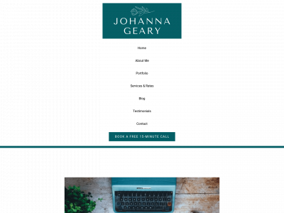 johannagearycreative.com snapshot