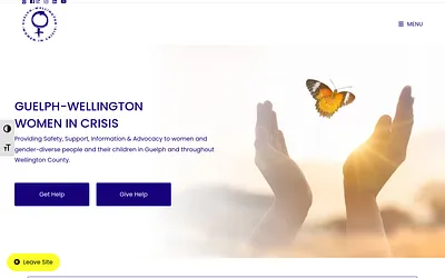 gwwomenincrisis.org snapshot