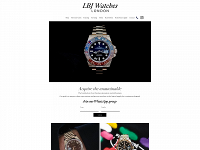 lbjwatches.co.uk snapshot