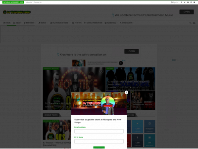 djtreasuremusic.com snapshot
