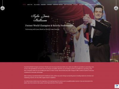 kyliejonesballroom.co.uk snapshot