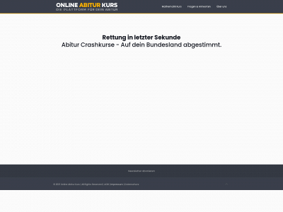 online-abitur-kurs.de snapshot