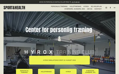 sporthealth.dk snapshot