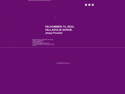 realvalladolidnorge.no snapshot