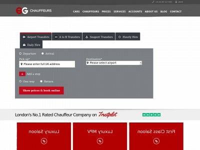 egchauffeurs.com snapshot