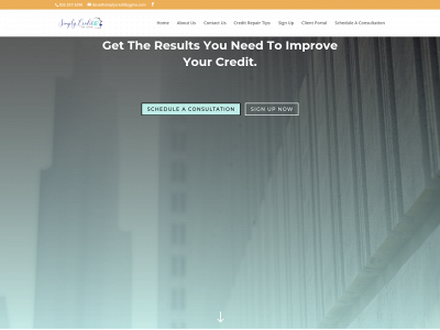 simplycredit.live snapshot