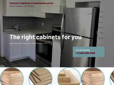 alscustomcabinets.com snapshot