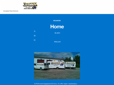 wolverineequipment.net snapshot